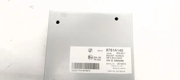 Mitsubishi Outlander Video control module 8781A146