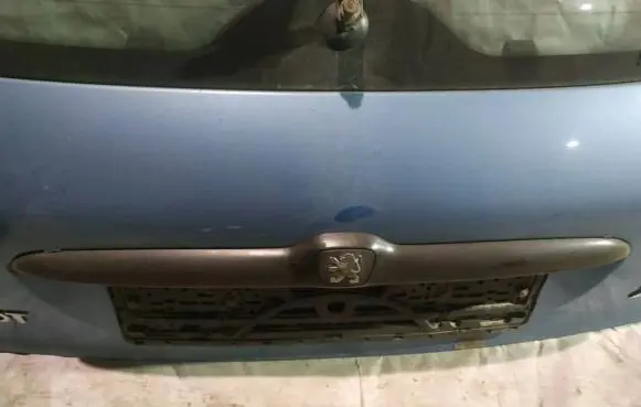Peugeot 206 Trunk door license plate light bar 