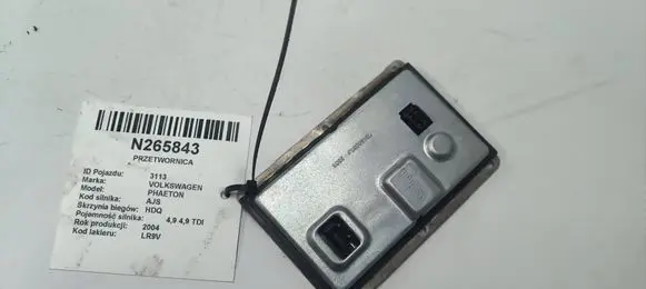 Volkswagen Phaeton Voltage converter/converter module 7393411213602612 13169026 3D0907391B