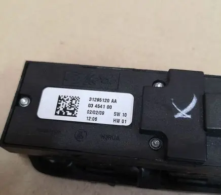 Volvo V50 Electric window control switch 31295120AA