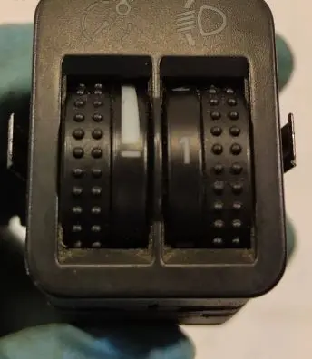 Panel lighting control switch