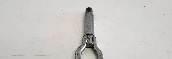 Towing hook eye