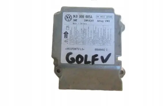 Volkswagen Golf V Airbag control unit/module 1K0909605A