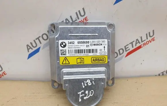 BMW 1 F20 F21 Airbag control unit/module 6858698 34526858698 0265020385