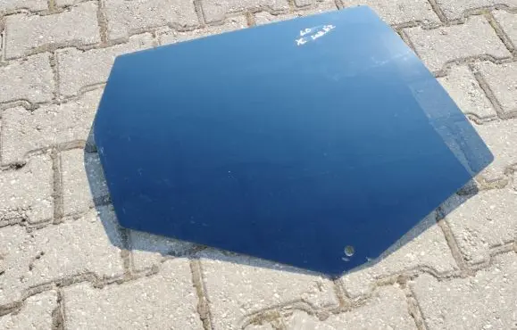 Volvo XC60 Rear door window glass E000186 DOT57M435AS3
