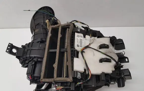 Interior heater climate box assembly