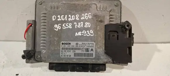 Peugeot 407 Engine control unit/module 0261208266 9648554780 9655878780