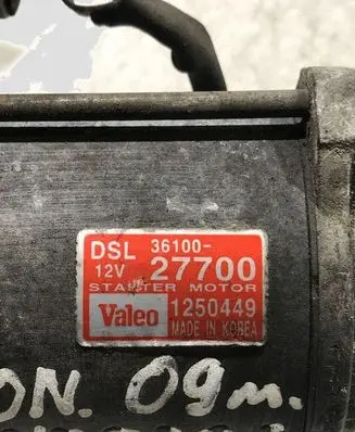 Hyundai Tucson JM Starter motor 3610027700