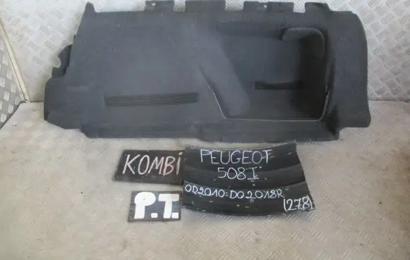 Peugeot 508 Trunk/boot side trim panel 96872609