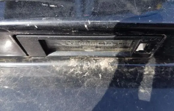 Opel Vectra C Number plate light 