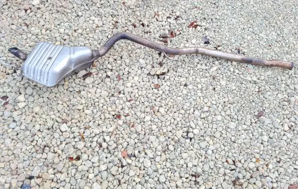 Mercedes-Benz S W221 Muffler/silencer A2214913300