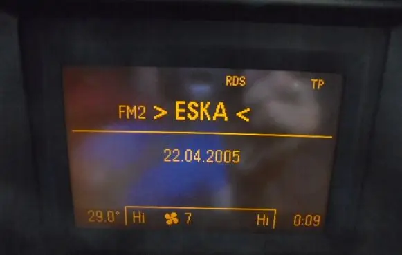 Opel Signum Screen/display/small screen 13178765SD