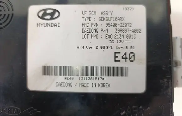 Hyundai i40 Other control units/modules 954003Z072