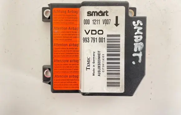Smart ForTwo I Airbag control unit/module 0001211V007 993791001