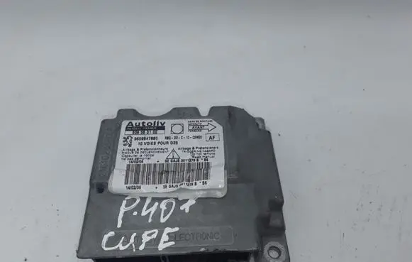 Peugeot 407 Airbag control unit/module 606563100 9659847880 RBGD2C10CEM00