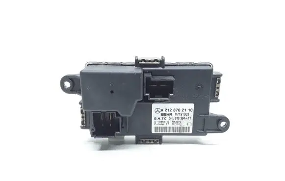 Mercedes-Benz E W212 Heater blower motor/fan resistor A2128702110 5HL01038411