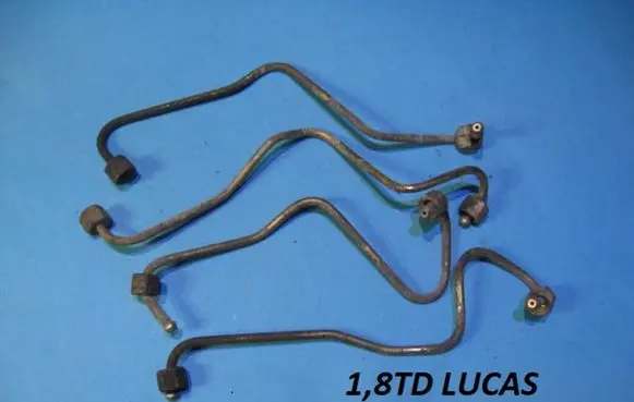 Ford Escort Fuel injector supply line/pipe 18TDLUCAS