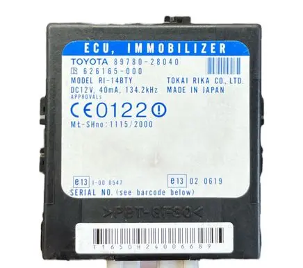 Toyota Previa (XR30, XR40) II Immobilizer control unit/module 8978028040