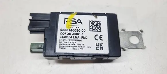 Peugeot 5008 II Aerial antenna amplifier 9833140080 C0JQRA002JF