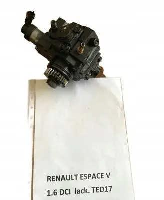 Renault Espace V (RFC) Fuel injection high pressure pump