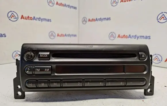 Mini One - Cooper R50 - 53 Radio/CD/DVD/GPS head unit 65106927904 6927904