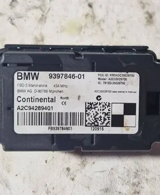 BMW 3 F30 F35 F31 Antenna control unit 9397846 A2C94289401