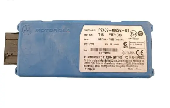 Toyota RAV 4 (XA30) Bluetooth control unit module PZ40900292B1 YR71033