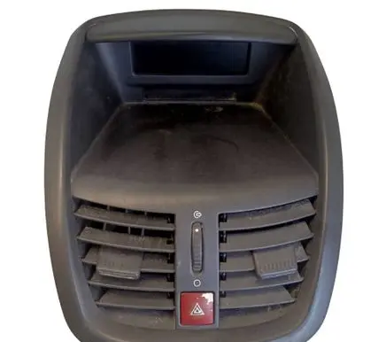Peugeot 207 Dash center air vent grill 9650068177
