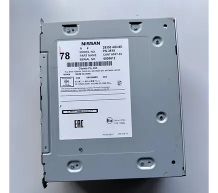 Infiniti Q50 Navigation unit CD/DVD player 283304GN4E 0005612 PN3519