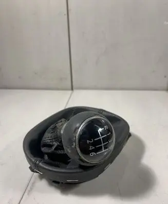 Volkswagen Touran I Gear lever shifter trim leather/knob 1T0711456