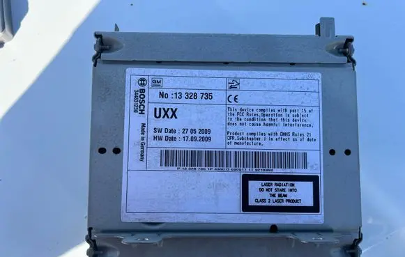 Opel Insignia A Radio/CD/DVD/GPS head unit 13328735