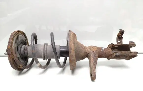 Front shock absorber with coil spring