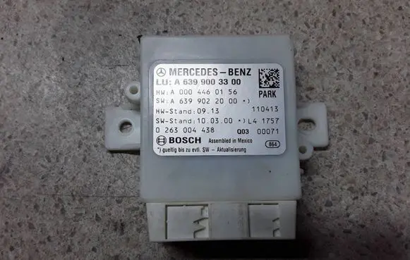 Mercedes-Benz Vito Viano W639 Parking PDC control unit/module A6399003300