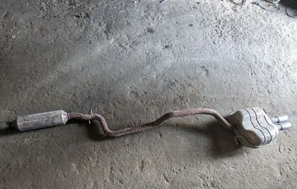 Volkswagen PASSAT CC Muffler/silencer 3C0253611