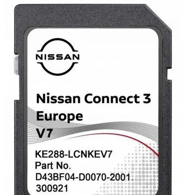 Nissan Qashqai Navigation maps CD/DVD KE288-LCNKEV7
