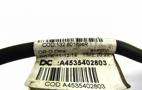 Renault Twingo III Negative earth cable (battery) A4535402803