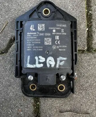 Nissan Leaf I (ZE0) Blind spot module 284K15SA0A 2015DJ1610 CCAB11LP1650T9