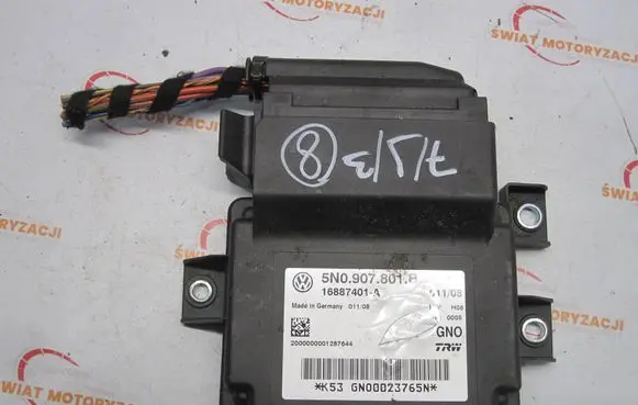 Volkswagen Tiguan Engine ECU kit and lock set 5N0907801B