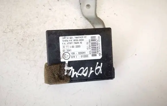 Toyota Auris 150 Immobilizer control unit/module 8978002040 89780-02040