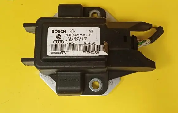 Audi A6 S6 C5 4B ESP acceleration yaw rate sensor 4B0907637A 0265005213