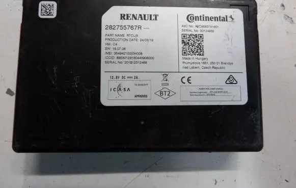 Renault Espace - Grand espace V GPS navigation control unit/module 282755767R A2C9583746601