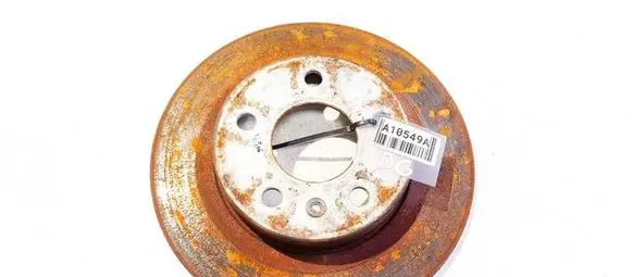 Opel Zafira B Rear brake disc neventiliuojamas