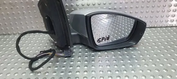 Volkswagen Polo V 6R Front door electric wing mirror S25145297