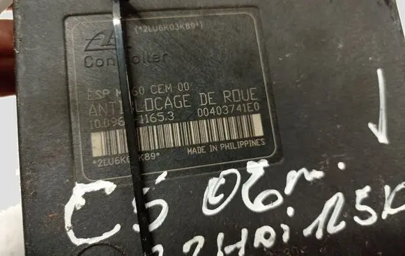 Citroen C5 ABS Pump 10096011653 00403741E0 9659770580