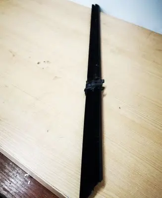 Rubber seal rear door