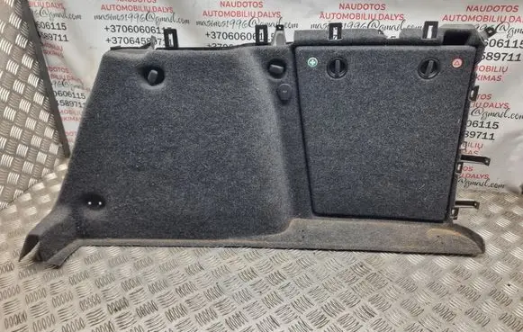 Skoda Octavia Mk2 (1Z) Trunk/boot side trim panel 1Z9867428K 1Z9867428