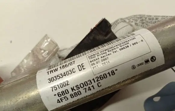 Audi A6 S6 C6 4F Roof airbag 4F5880741C 303553403C