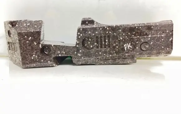 Front bumper foam support bar