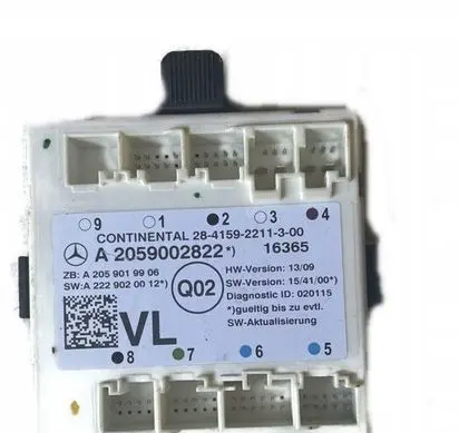 Mercedes-Benz C W205 Door control unit/module A2059002822