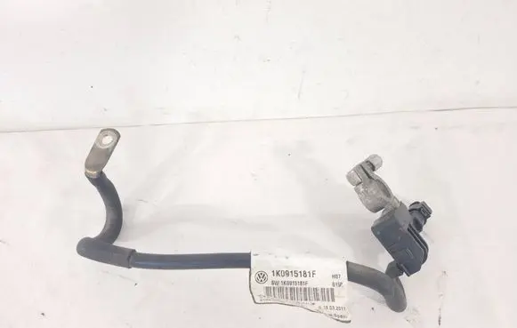 Volkswagen PASSAT B7 Negative earth cable (battery) 1K0915181F